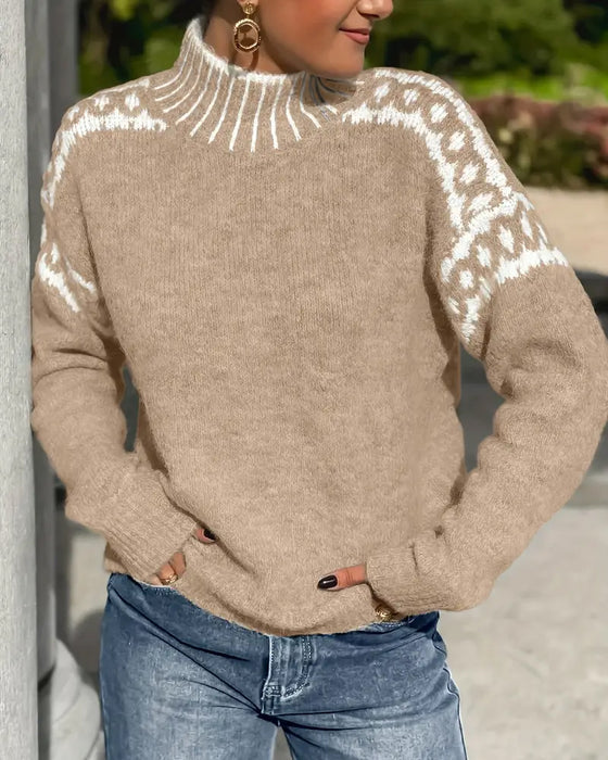 Mathilde™ — Varm striktrøje med nordisk charme