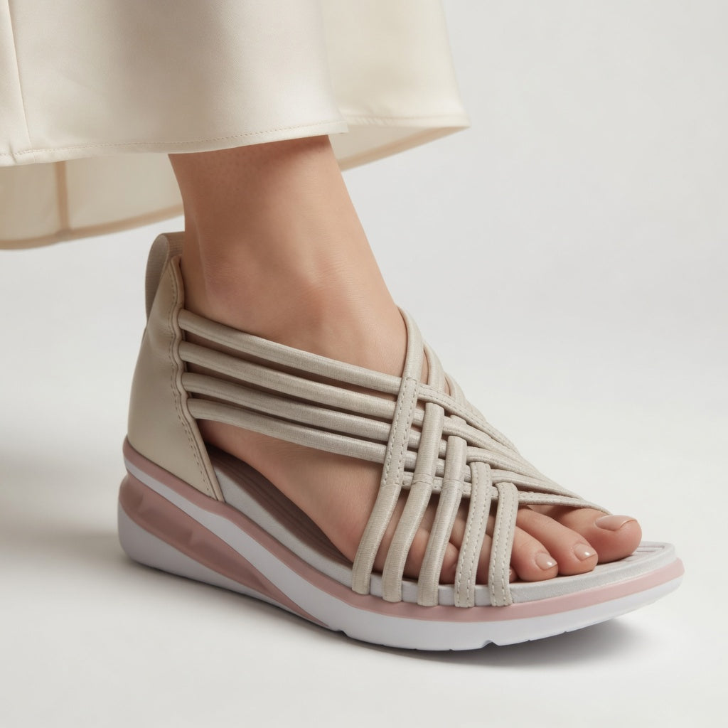 Ondine™ – Ergonomisk flettet sandal med sommerlig feminin charme