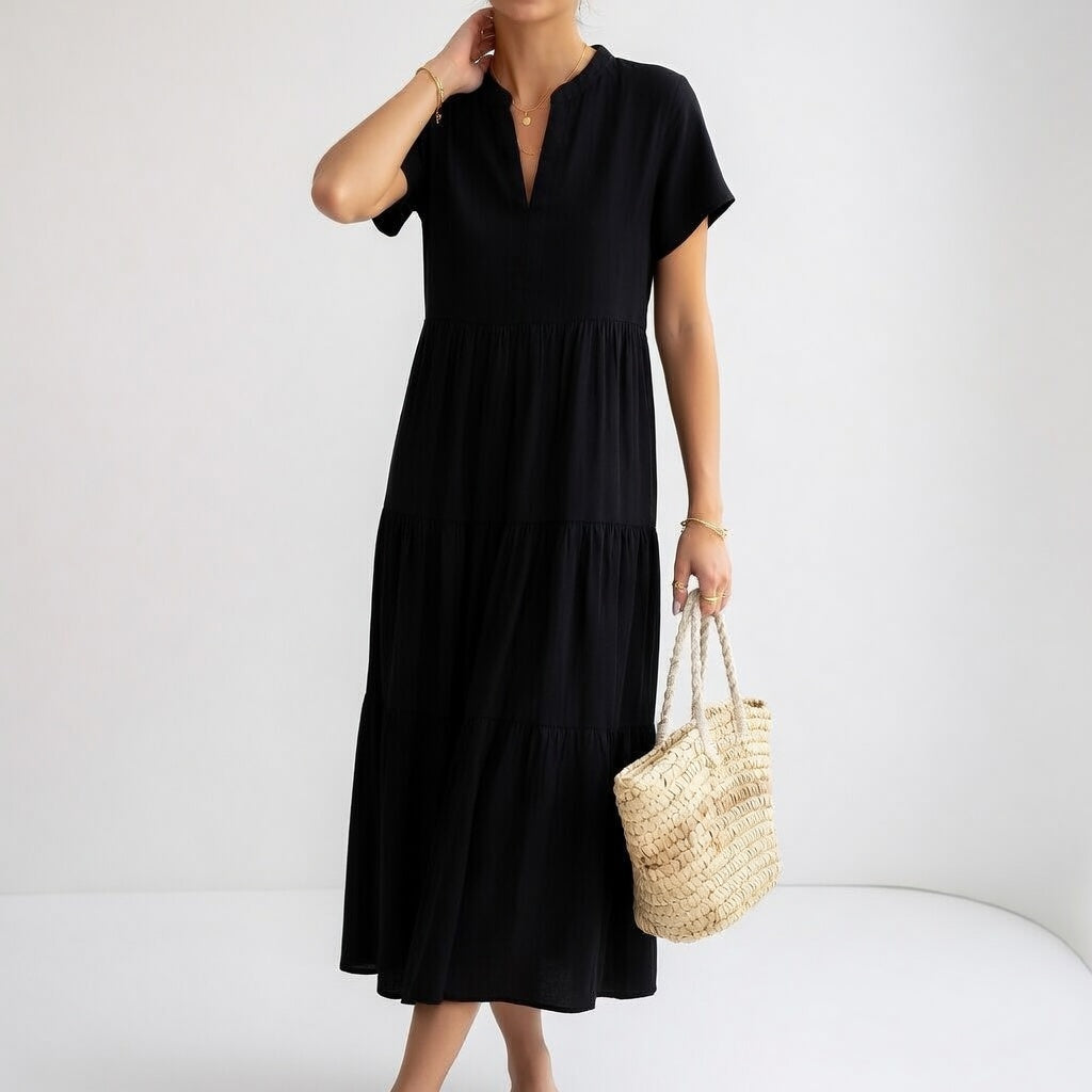 Althéa™ — Elegant, flydende lang sommerkjole