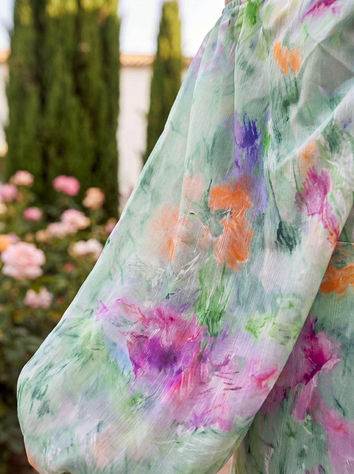 Lindaraja elegant kjole i luksuriøst stof – Maison Claire et Sylvie