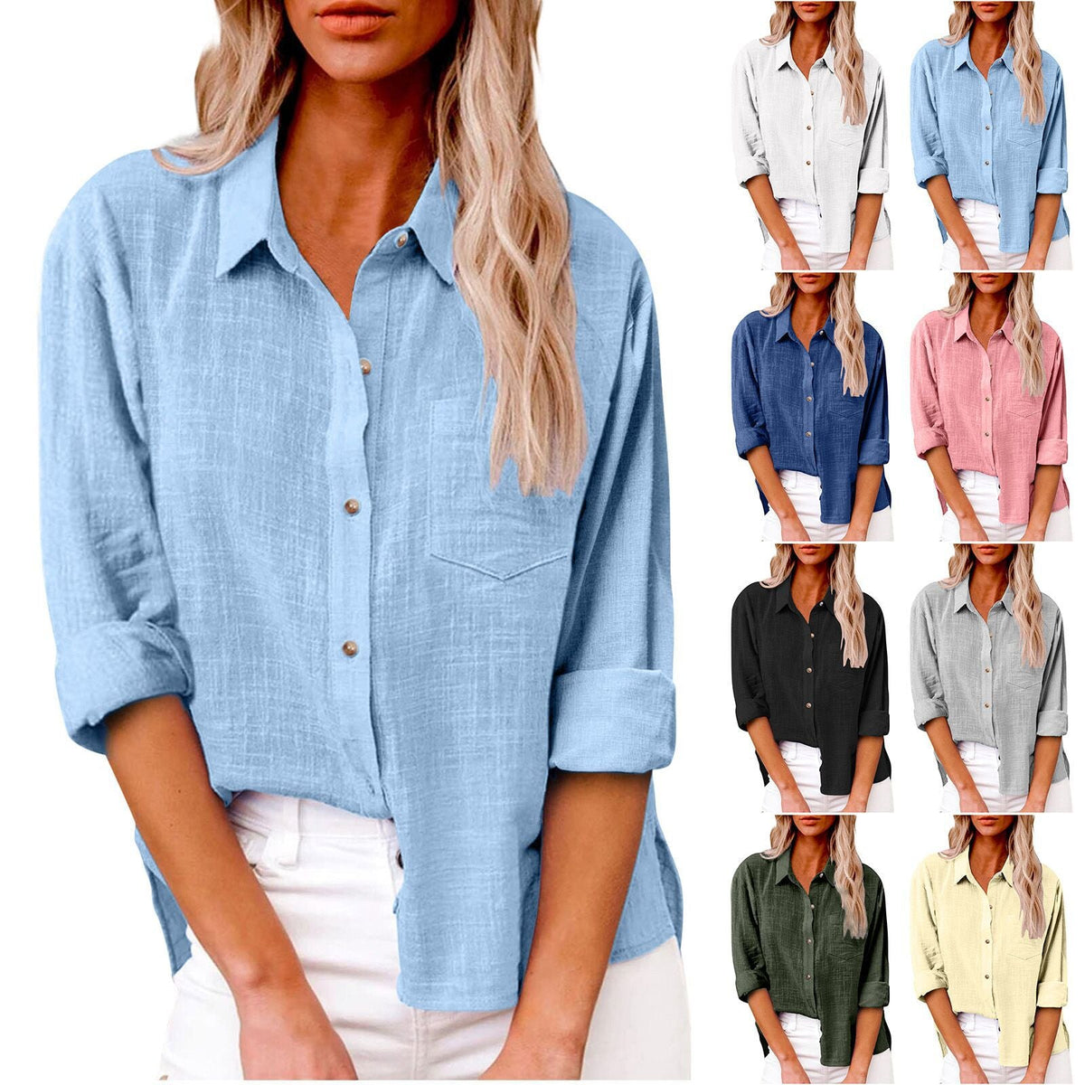 Romane™ — Elegant bluse i bomuld med tidløs stil