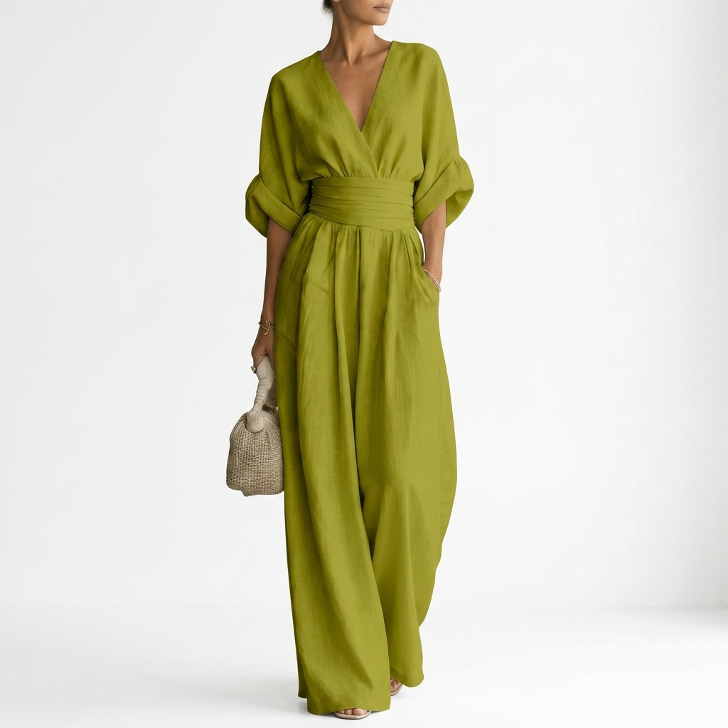Évoriane™ — Flydende jumpsuit med raffineret sommerelegance