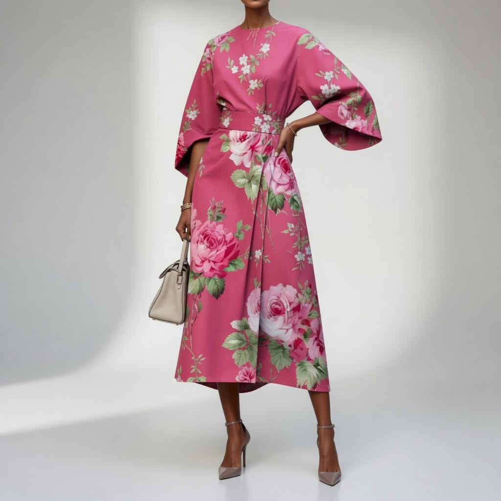 Mirabelle™ – Kimonokjole med blomster og orientalsk ynde