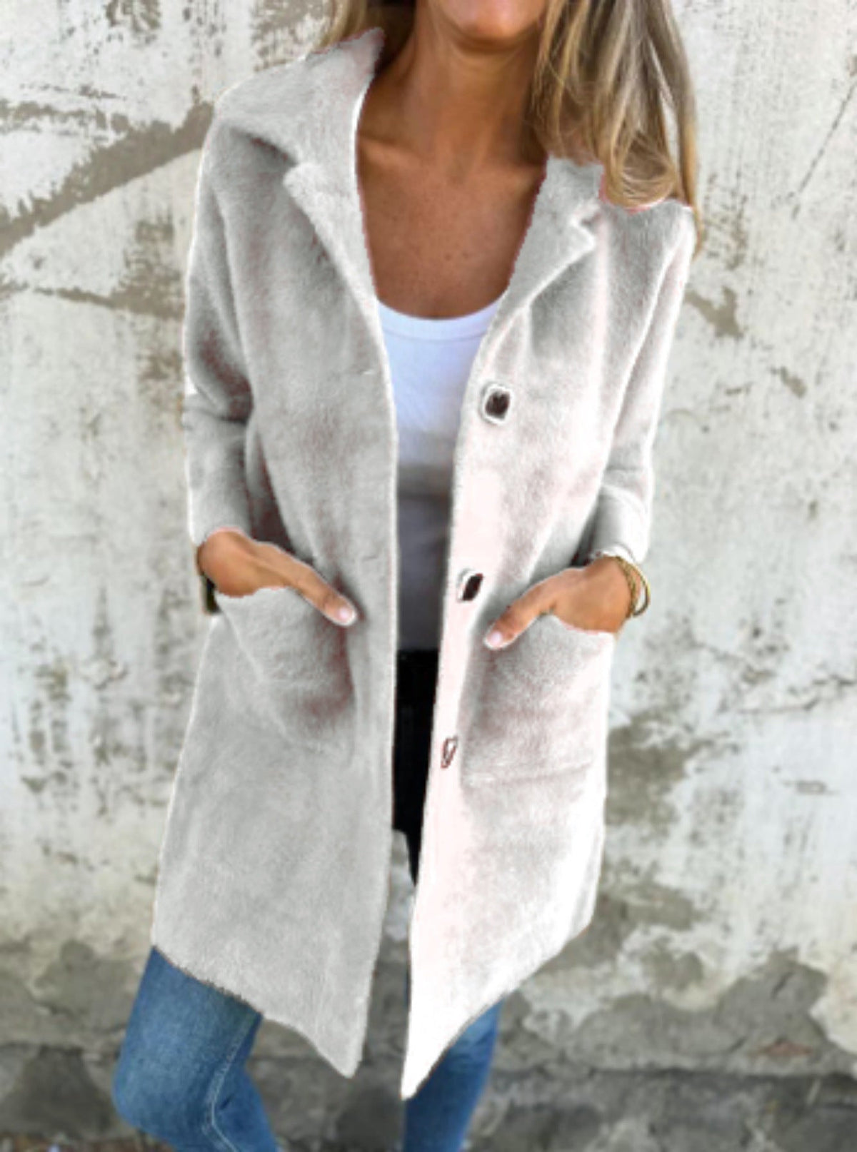 Margaux™ — Elegant lang jakke til hverdagen