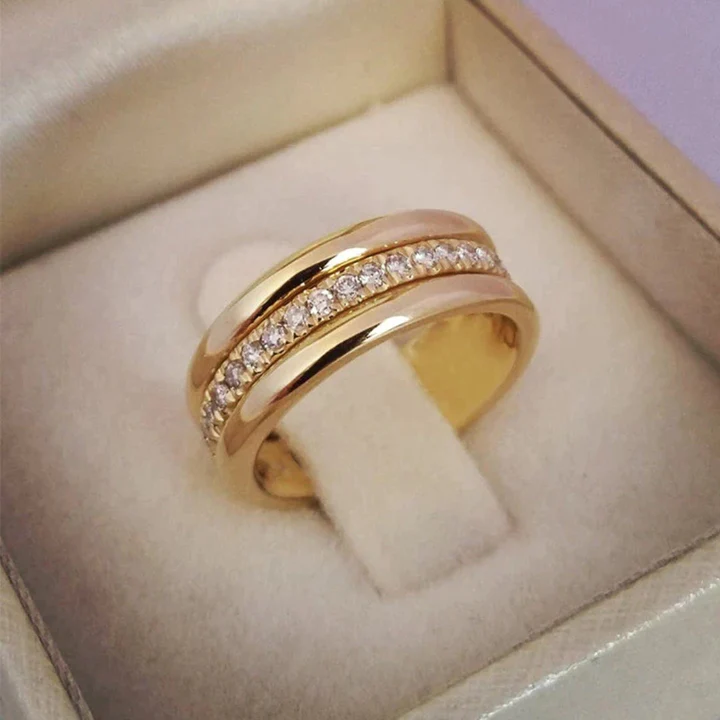 Vintagering med zirkonia