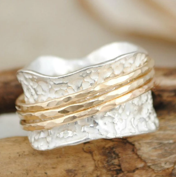 Tournante Duo™ Ring – Guld & sølv