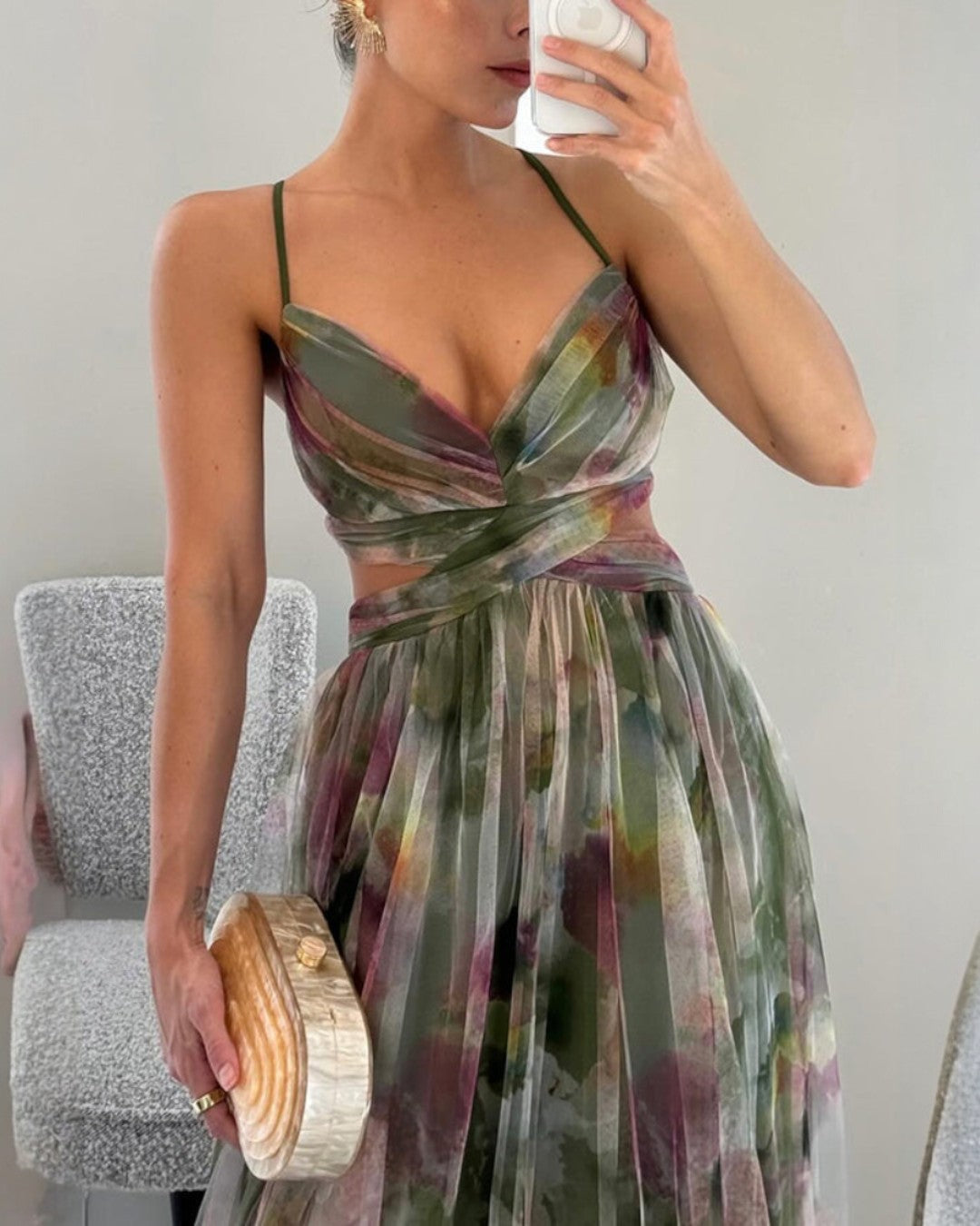 Marbella elegant silkekjole – Maison Claire et Sylvie