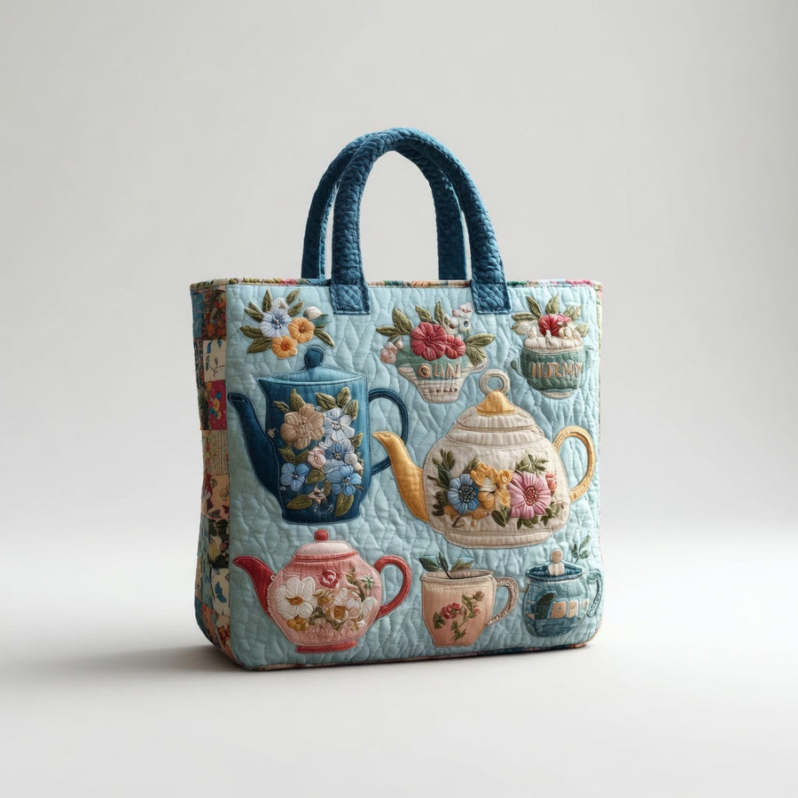 Tote Bag Artisan - Blomstermotiv