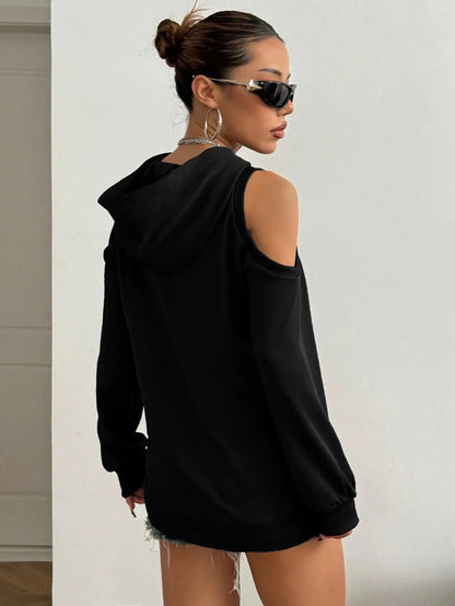 Camélia™ — Elegant sweatshirt med åbne skuldre