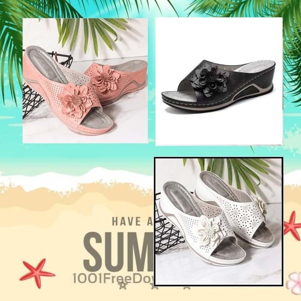 Juliette™ — Behagelige slip-on sandaler med fodstøtte