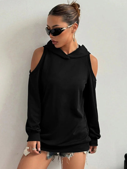 Camélia™ — Elegant sweatshirt med åbne skuldre