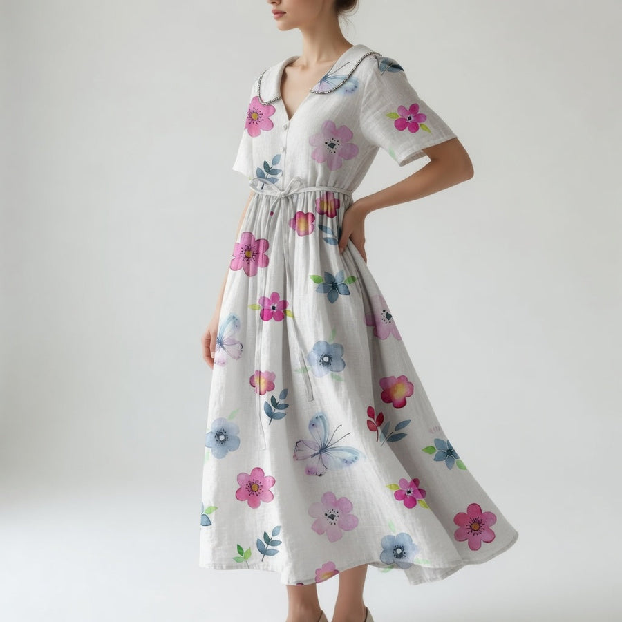 Lyric - Vintage blomsterkjole