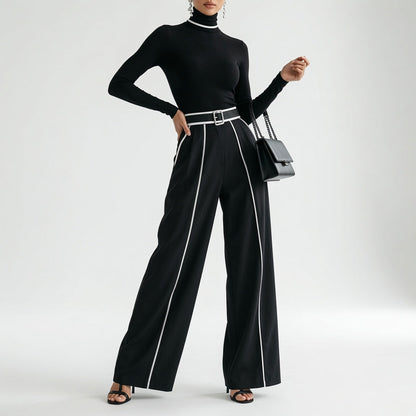 Vera™ | Elegant sæt med kontrastdetaljer