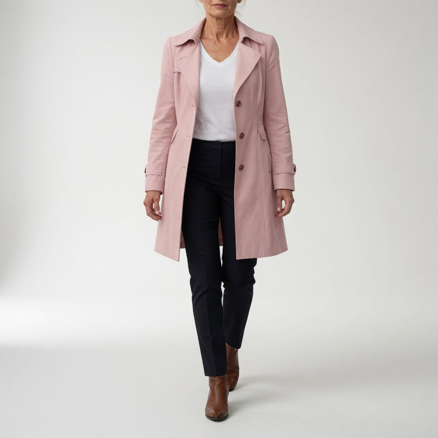 Matheline™ — Taljeret trenchcoat med tidløs parisisk elegance