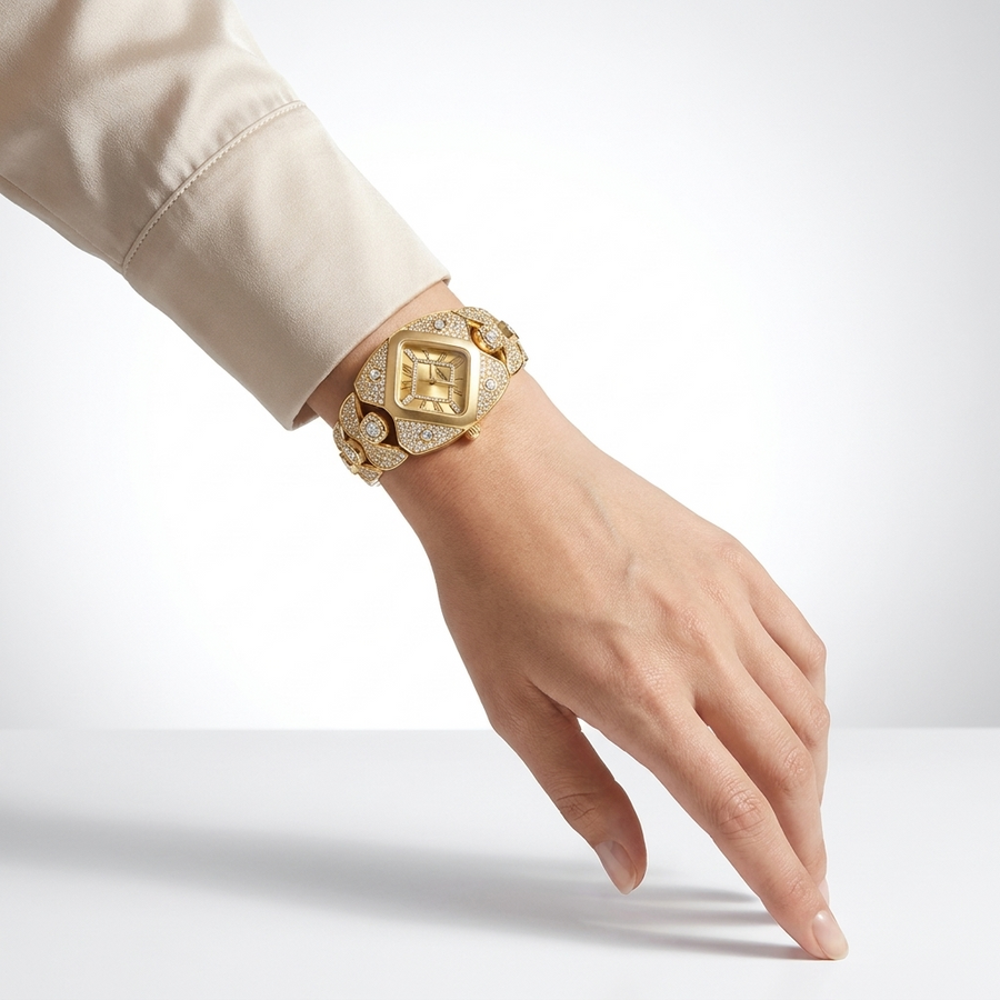 Zélavine™ — Ur med krystaller og tidløs elegance