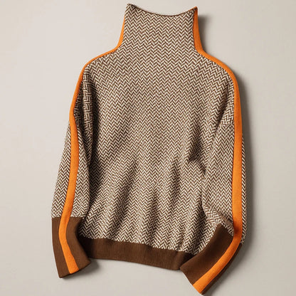 Clémence™ — Elegant pullover med struktureret krave