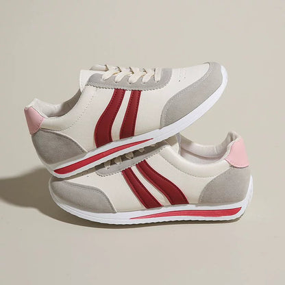 Lucienne™ — Hvide, elegante og komfortable sportssneakers