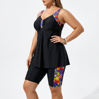 Azurielle™ — Tankini-badedragt med formende effekt og elegant komfort