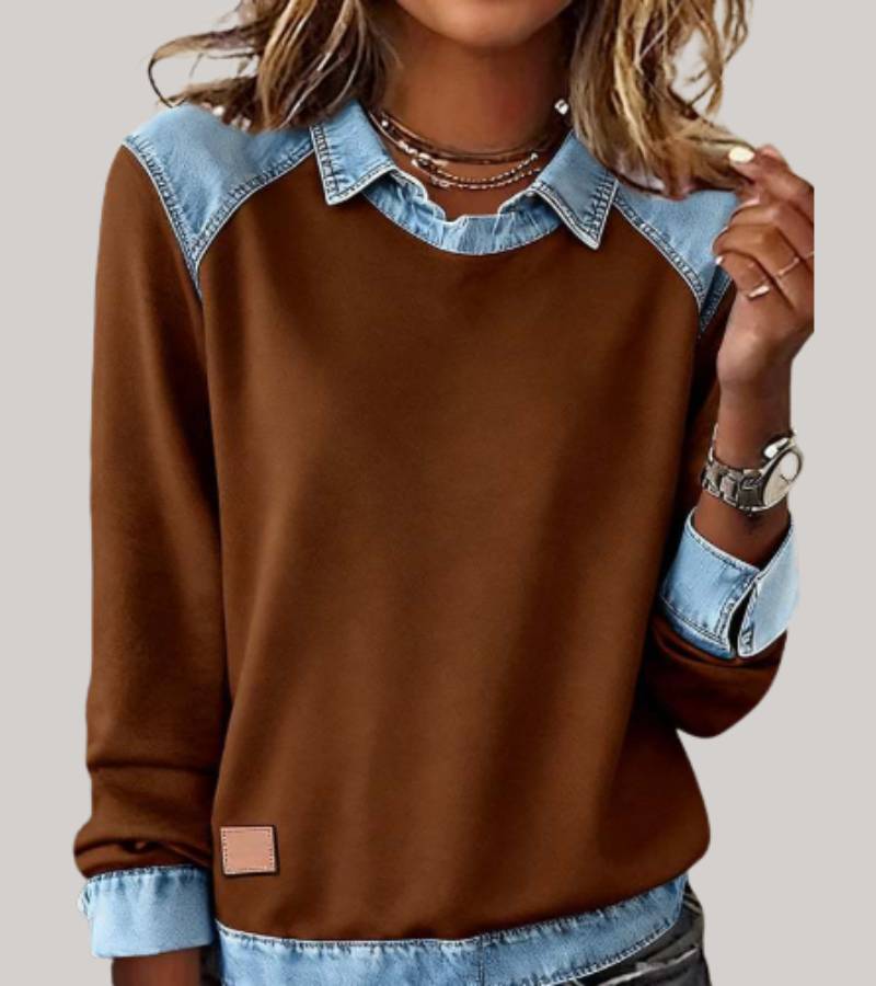 Rosalie™ — Moderne, chic strikket top