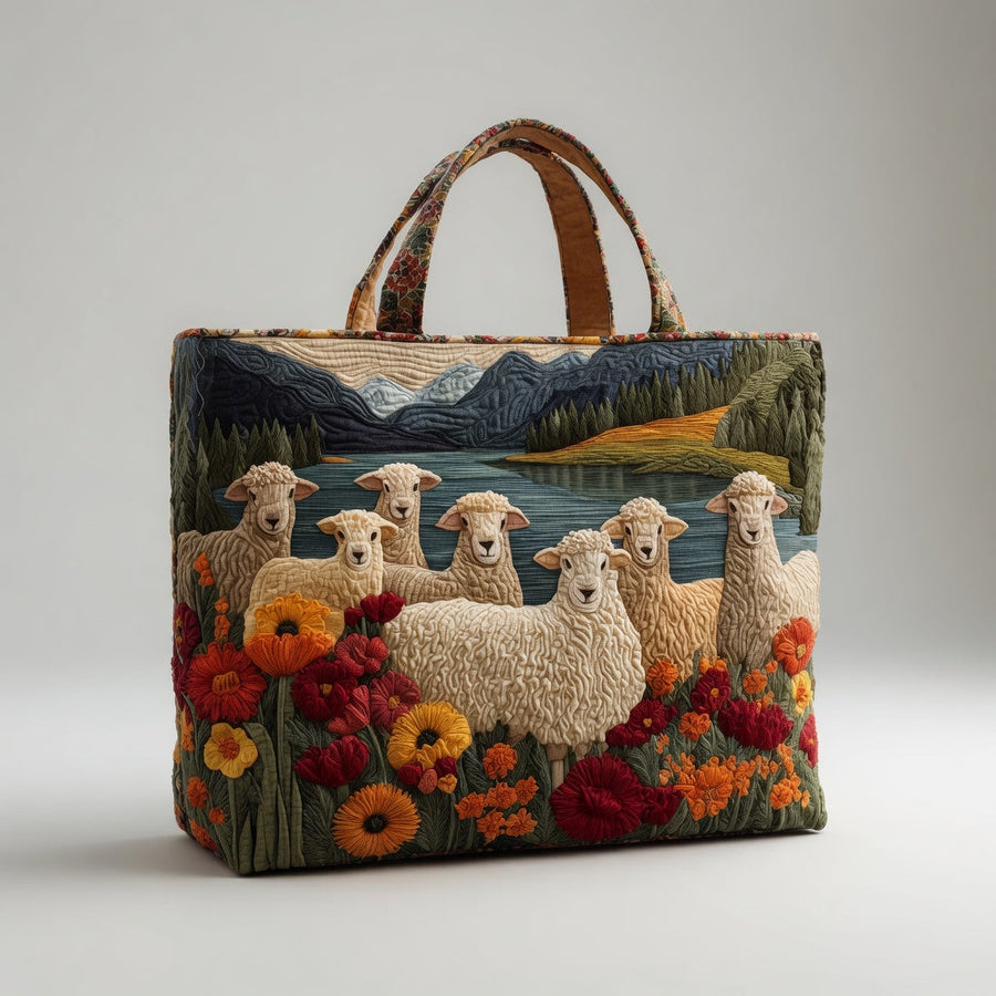 Artisan-taske - Får ved søen