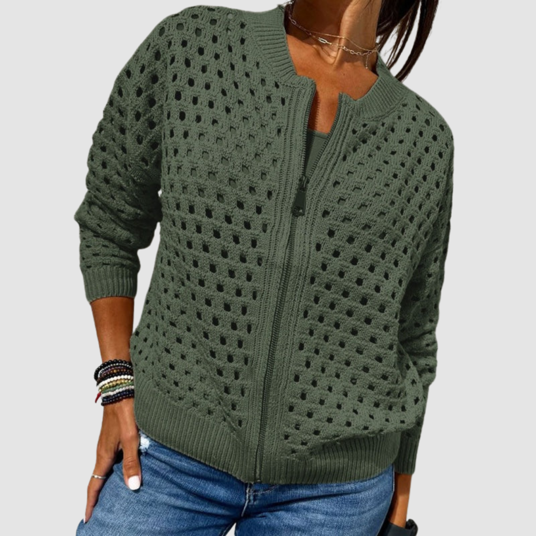 Desiree™ — Raffineret cardigan med let komfort