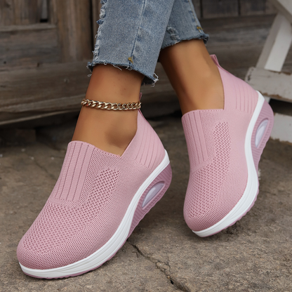 Laurence™ — Slip-on sneakers med kilesål til hverdagskomfort