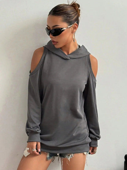 Camélia™ — Elegant sweatshirt med åbne skuldre