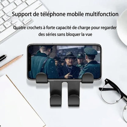 Drivette™ — Multifunktionel telefonholder til bilen med kroge til nakkestøtten, diskret og praktisk