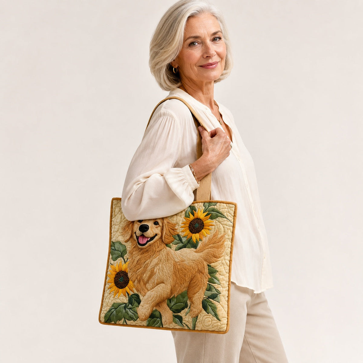 Artisan Tote Bag - Golden Retriever