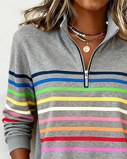 MARIE | Afslappet sweater med komfort og farverig stil til hverdagen