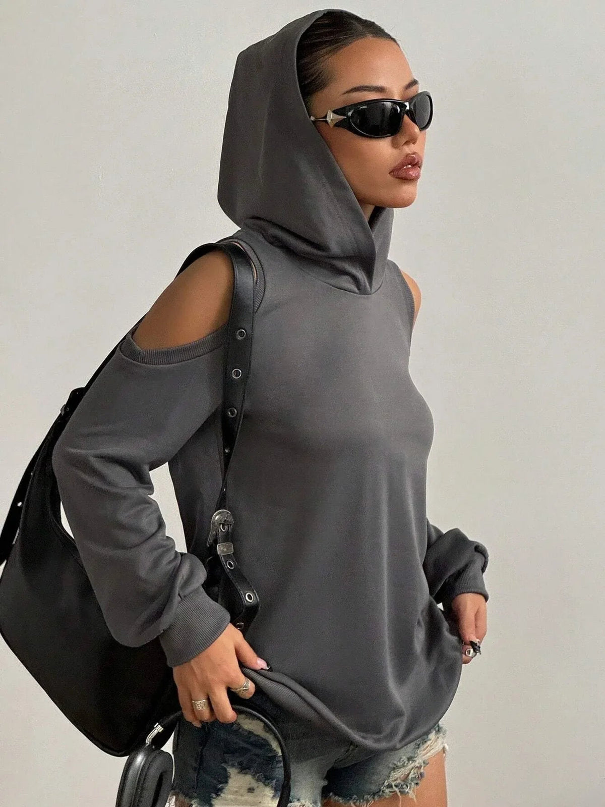 Camélia™ — Elegant sweatshirt med åbne skuldre