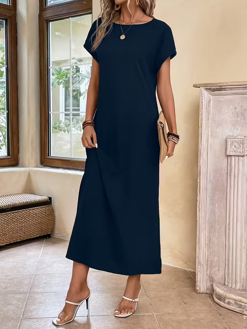 Margaux™ — Elegant og minimalistisk lang kjole