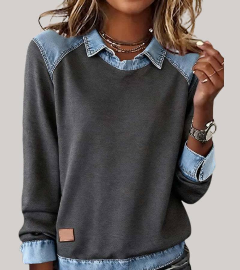 Rosalie™ — Moderne, chic strikket top