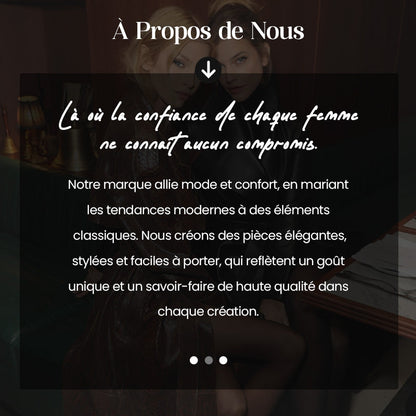 Françoise™ | Varmt og elegant sæt med kjole og trøje