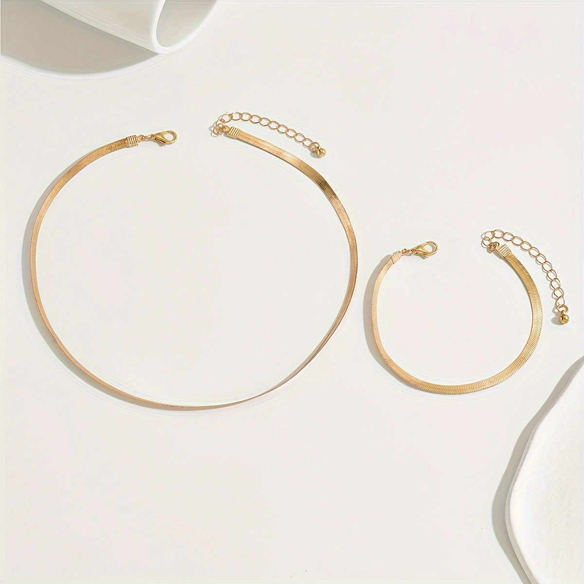 Hélène™ – Tidløst, elegant og minimalistisk smykkesæt