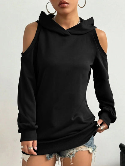 Camélia™ — Elegant sweatshirt med åbne skuldre