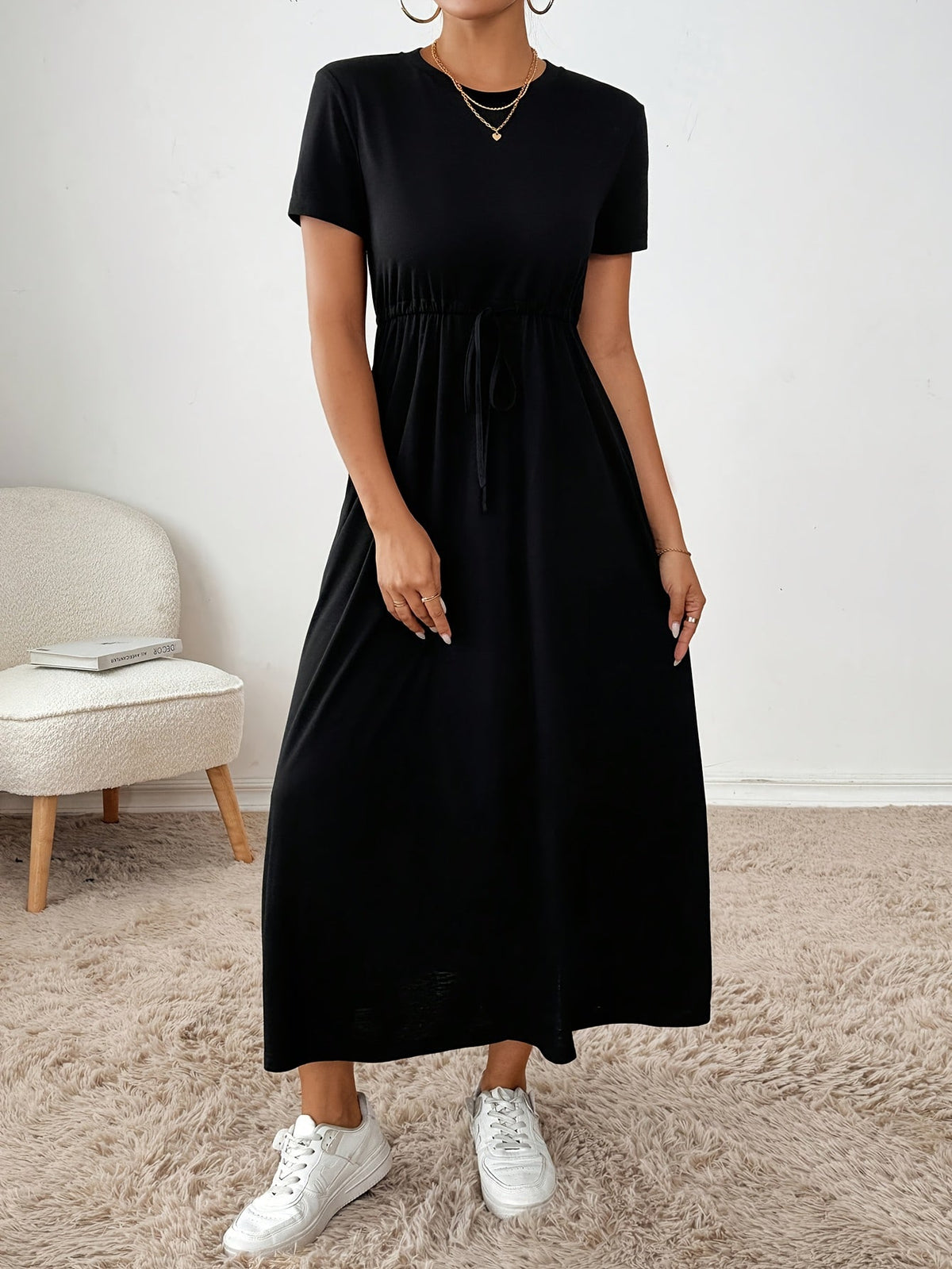 Camille — Elegant og behagelig lang kjole