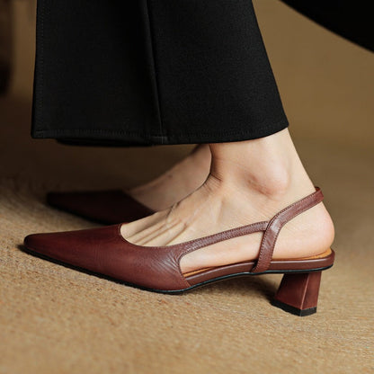 Arlise pumps i læder