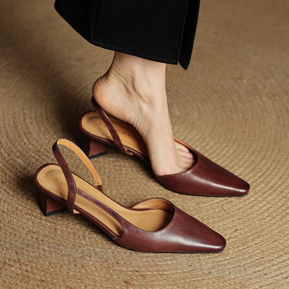 Arlise pumps i læder