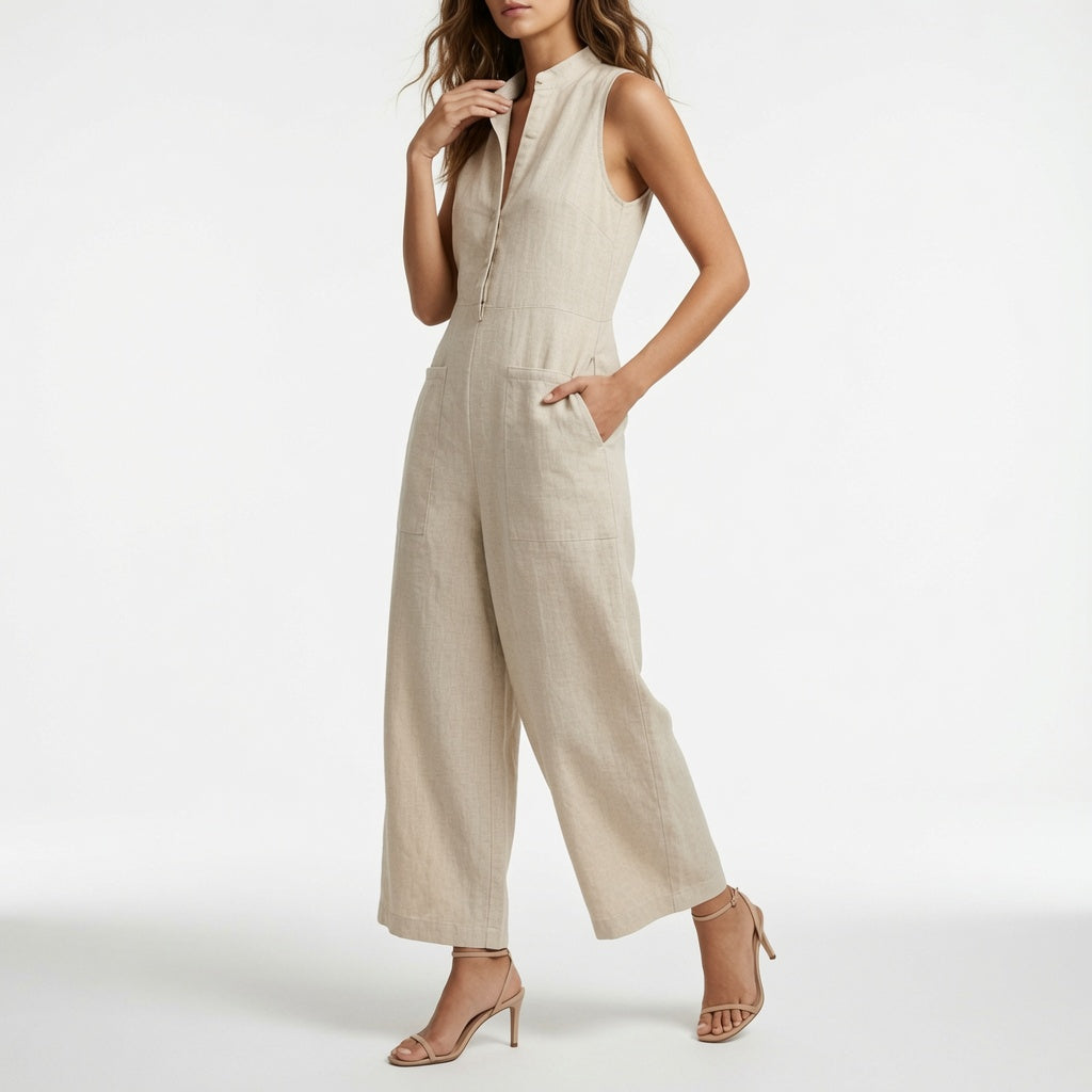 Serafina™ — Flydende jumpsuit med naturlig hverdagselegance