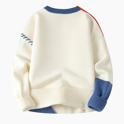 Artyn™ | Den moderne patchwork-striktrøje til en markant stil