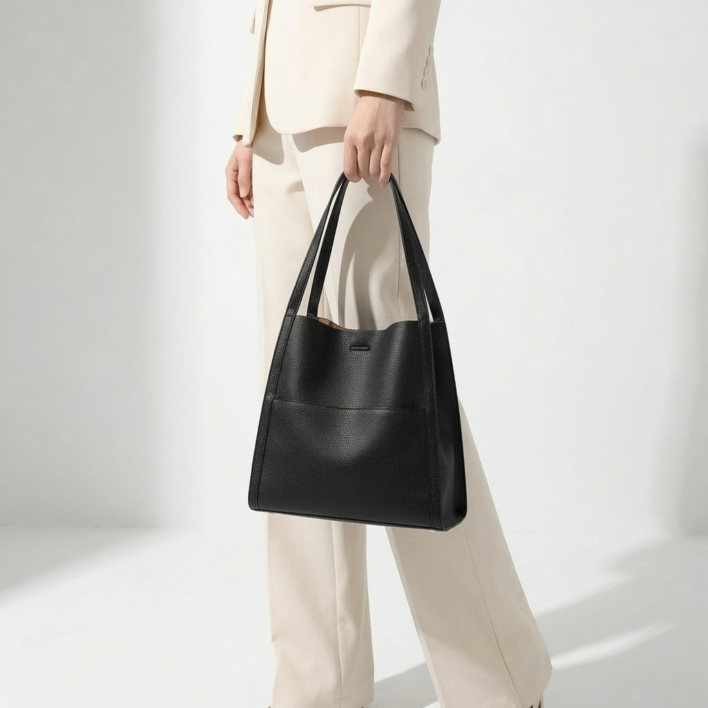 Évelisse™ — Elegant shopper i læder med tidløs elegance