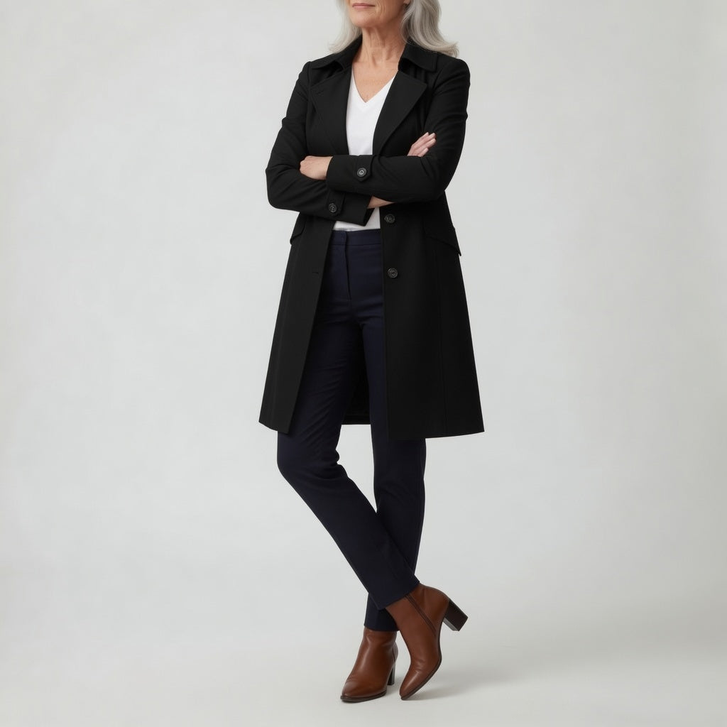 Matheline™ — Taljeret trenchcoat med tidløs parisisk elegance