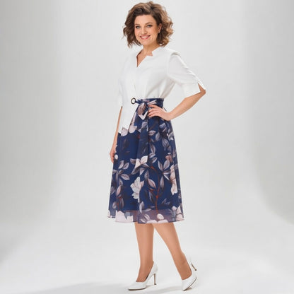Mélusine™ — Blomstret nederdelssæt i romantisk elegance