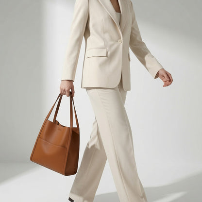 Évelisse™ — Elegant shopper i læder med tidløs elegance