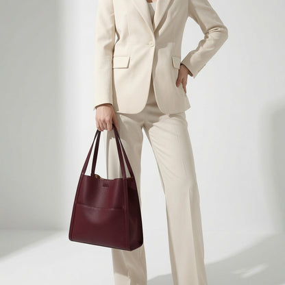 Évelisse™ — Elegant shopper i læder med tidløs elegance