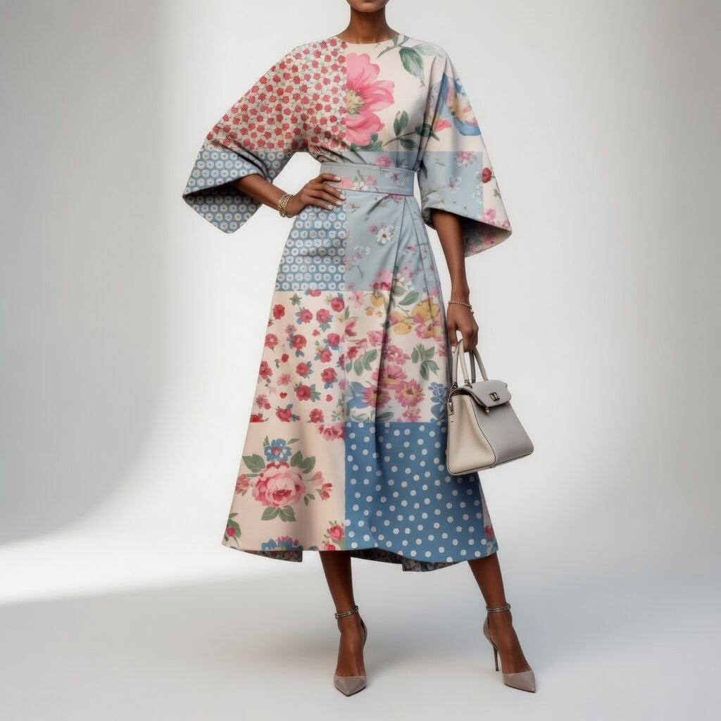 Mirabelle™ – Kimonokjole med blomster og orientalsk ynde