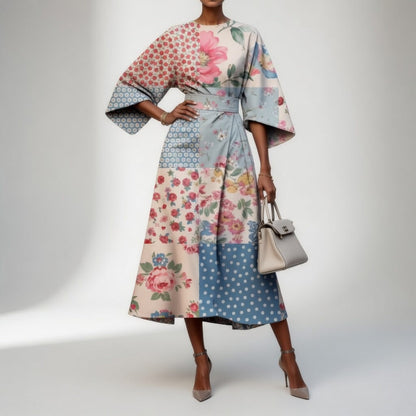 Mirabelle™ – Kimonokjole med blomster og orientalsk ynde