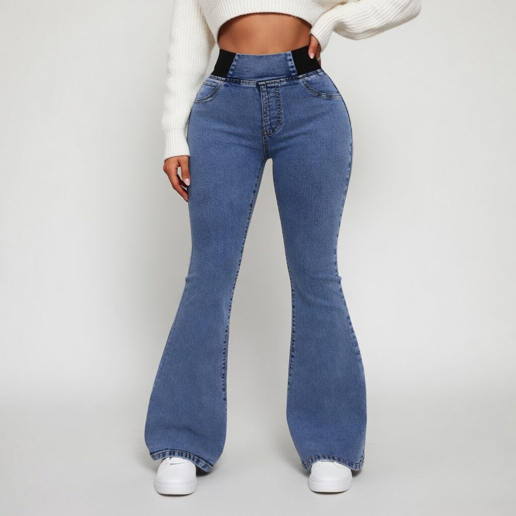 Véryliane™ — Flare-jeans med høj talje, der former figuren