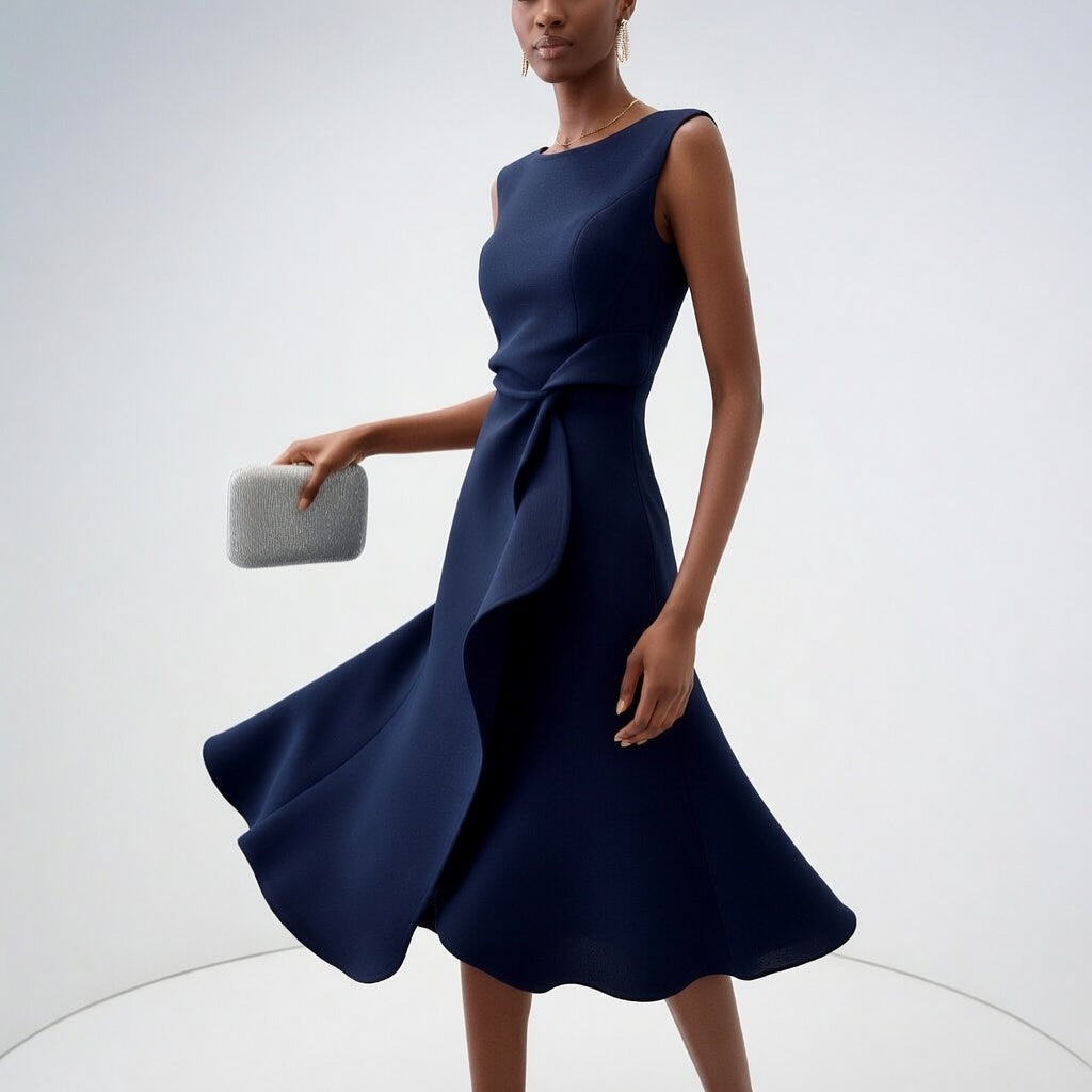 Léonise™ — Struktureret kjole med moderne, formgivende elegance